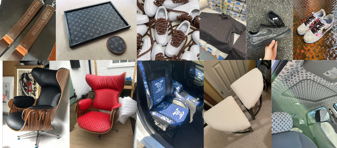 Best custom leather canvas fabric store for sneaker head customizer