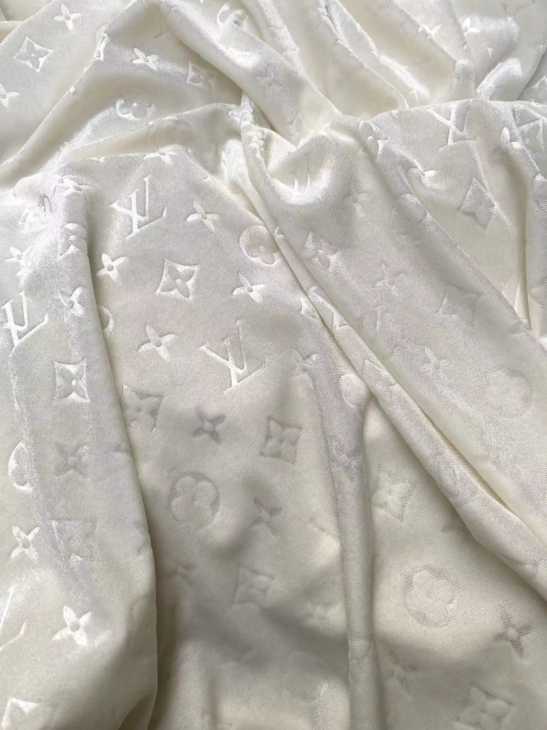 Colorful Louis Vuitton Velvet Fabric for Sneaker Upholstery All Available at mingfabricstore