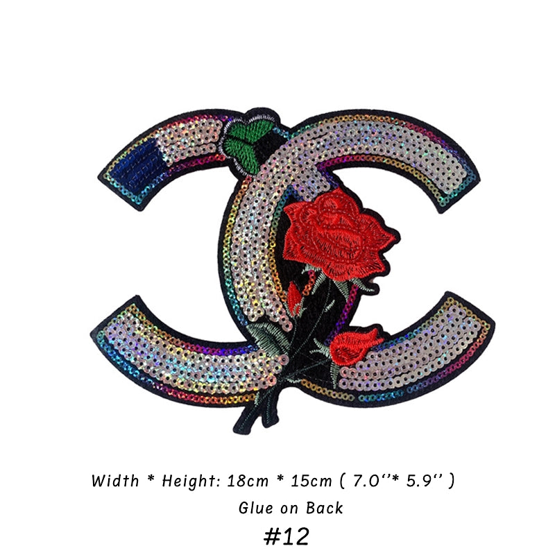 Embroidery Chanel Patches Custom Clothing Jackets