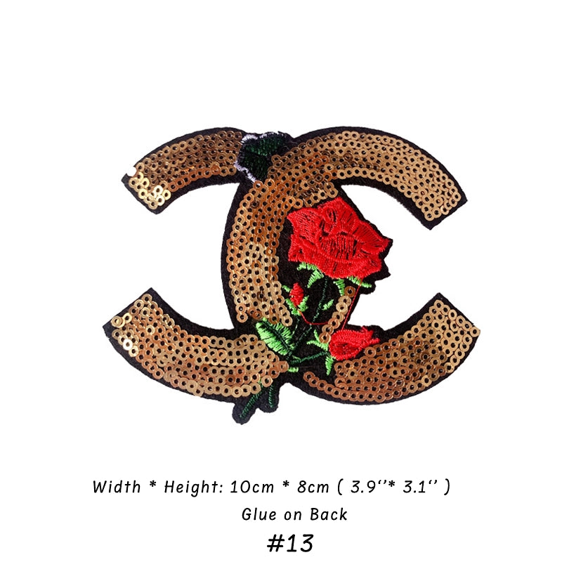 Embroidery Chanel Patches Custom Clothing Jackets