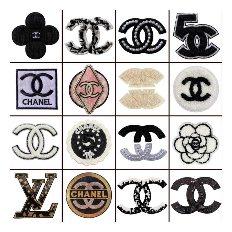 Embroidery Chanel Patches Custom Clothing Jackets