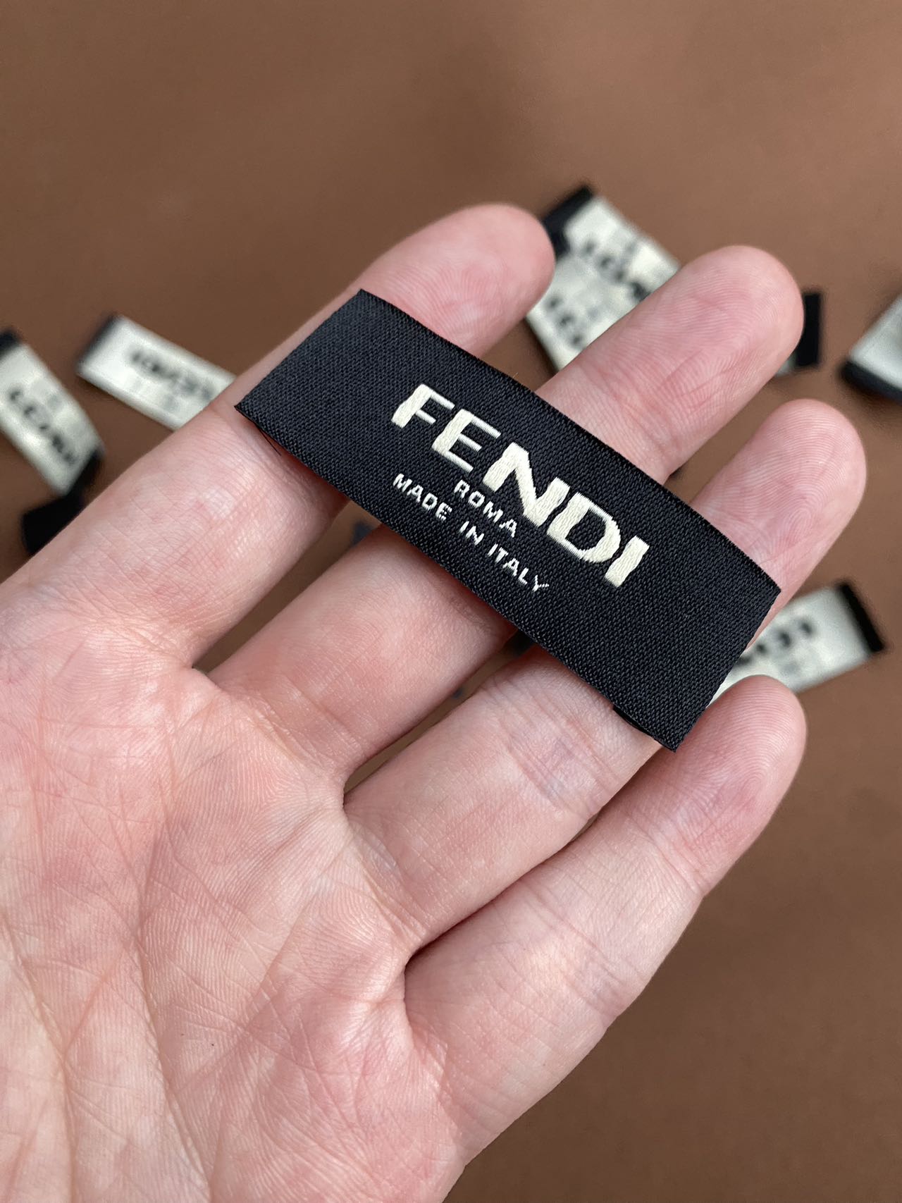 Fendi Tags Fendi Label Clothing Label for Handmade Custom Sewing