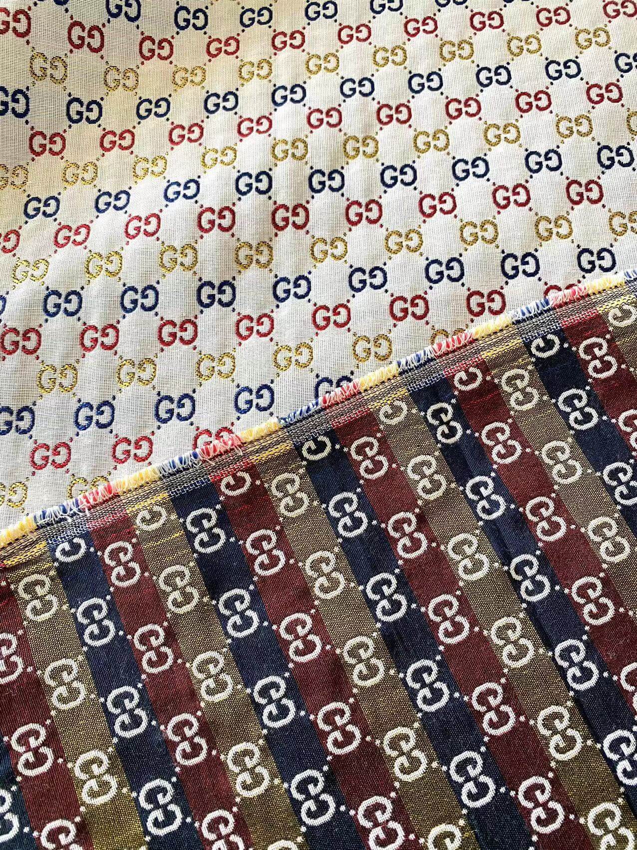 Colorful Gucci Upholstery Sofa Fabric for Sewing Handmade Custom Furniture Design