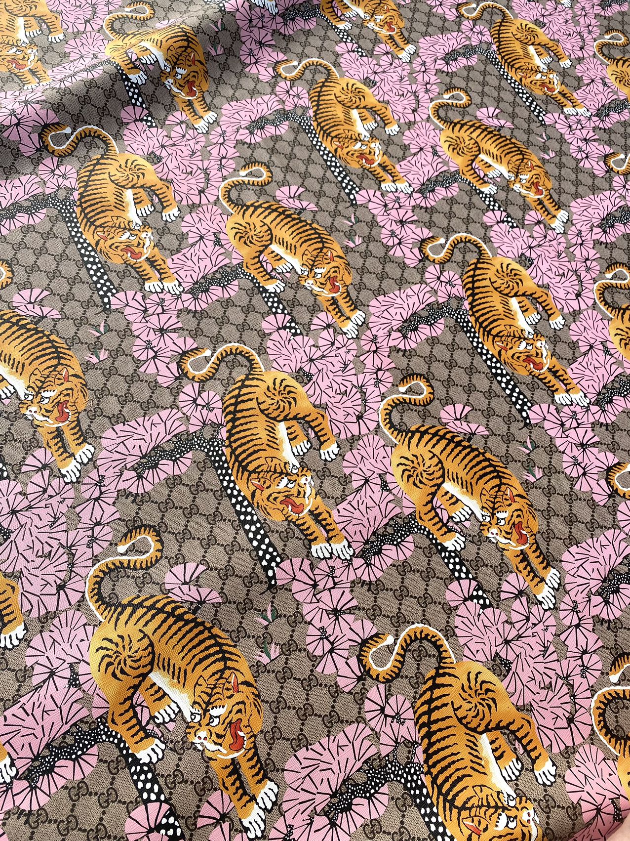 Tiger Gucci Leather Hobby Crafts Material for Bag Custom Shoes Car Upholstery