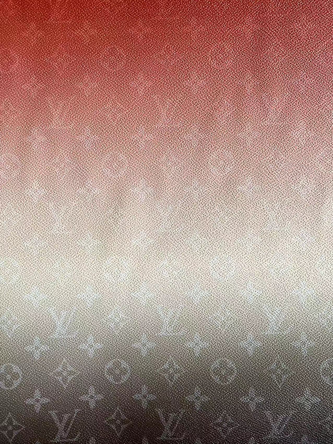 New Louis Vuitton Gradient Designer Fabric Leather Crafts Material