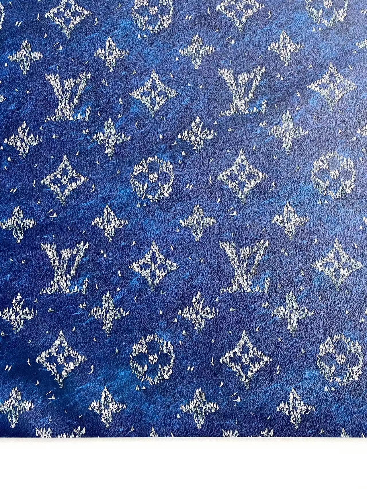 New Louis Vuitton Summer Design Leather Fabric for Car Wrap Sneakers Creation
