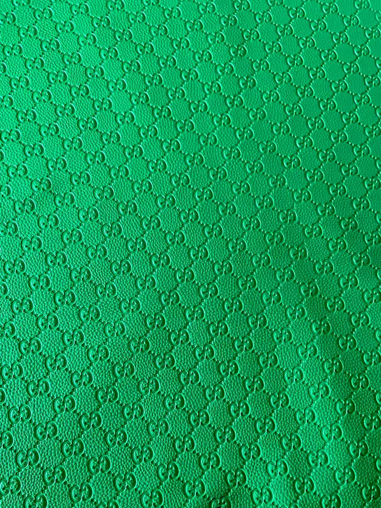 Green Grass Gucci Bag Embossed Car Wrap Leather Shoe Custom