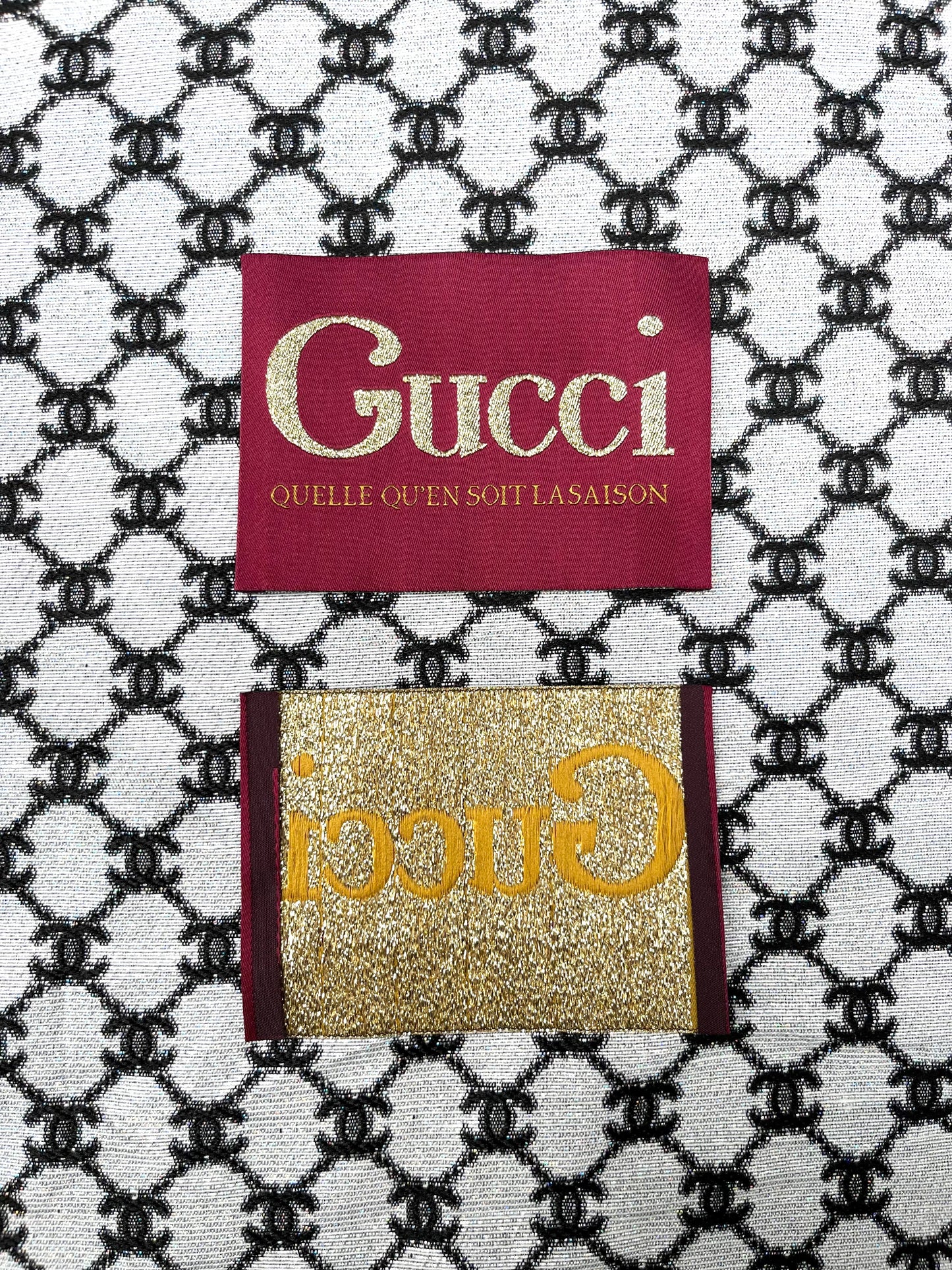 Handgemachte Gucci-Etiketten zum Nähen für handgemachtes DIY