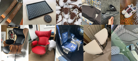 Best custom leather canvas fabric store for sneaker head customizer