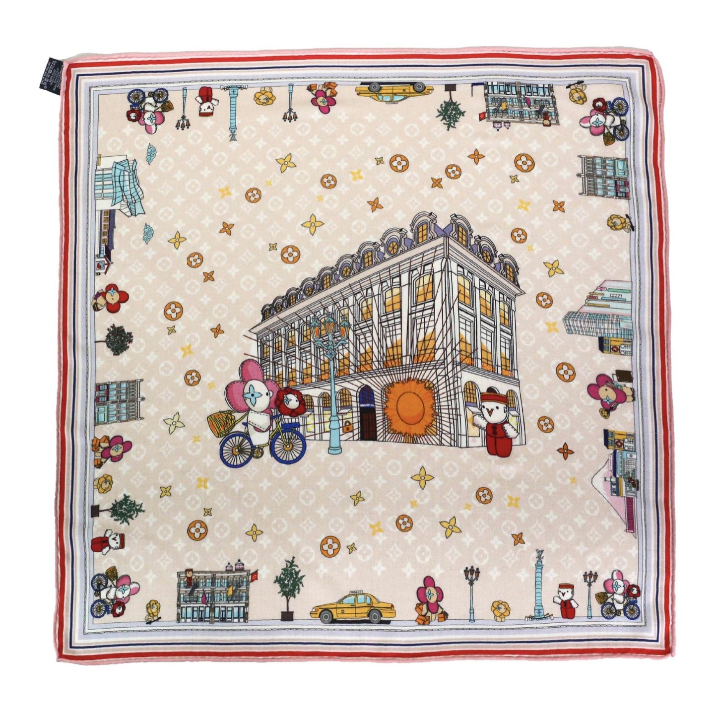 Square Louis Vuitton Silk Scarf for Designer Projects