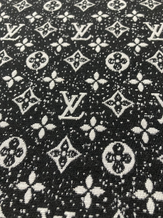 Tissu fait main moucheté LV Jacquard pour baskets personnalisées Home Deco